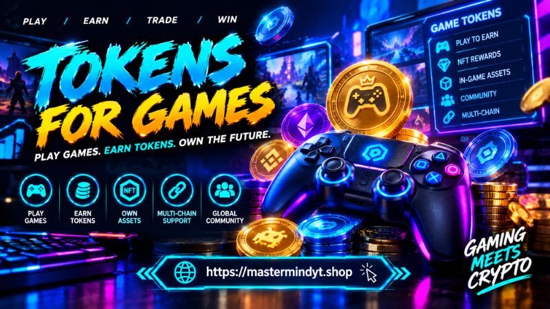 Tokens for Games Explained: Blockchain Gaming